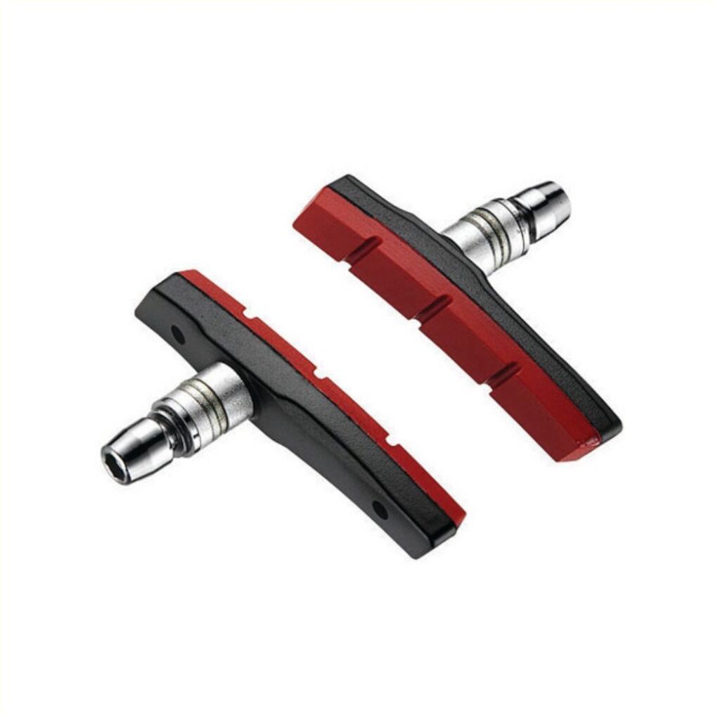 Union remblok V-brake 80mm E-bike (2) Rood|Zwart