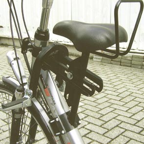 Velo Zadel op buis D fiets mono model 4 Black