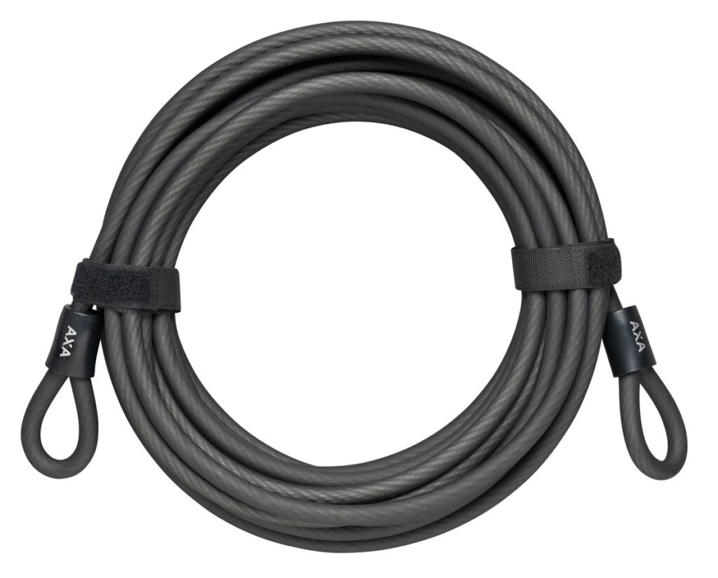 Axa kabel Double Loop 10mx10mm Zwart