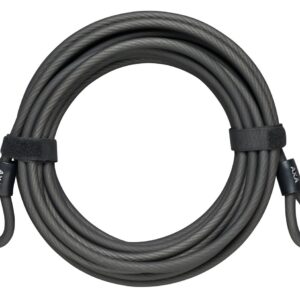 Axa kabel Double Loop 10mx10mm Zwart