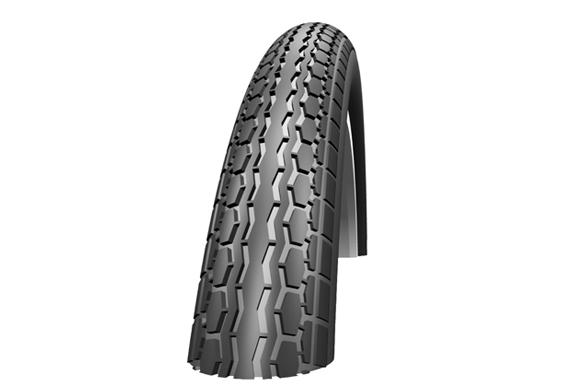 Schwalbe btb 14 x 1 3/8- 37/288 zw Zwart
