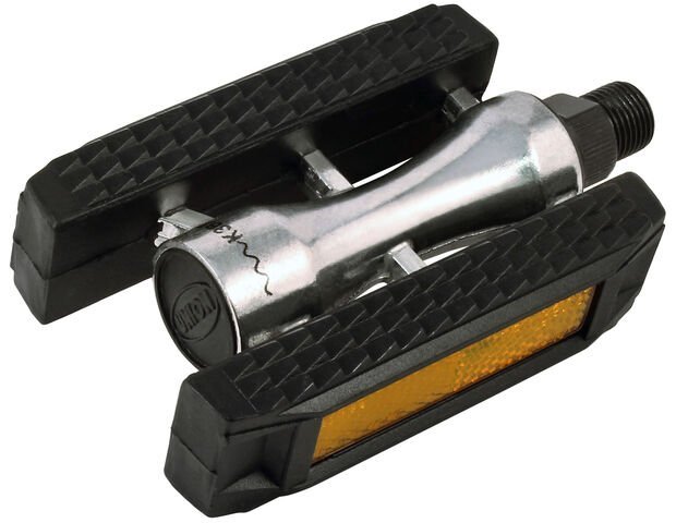 Union pedalen 868 alu huis pvc zwart op kaart Zwart/Zilver