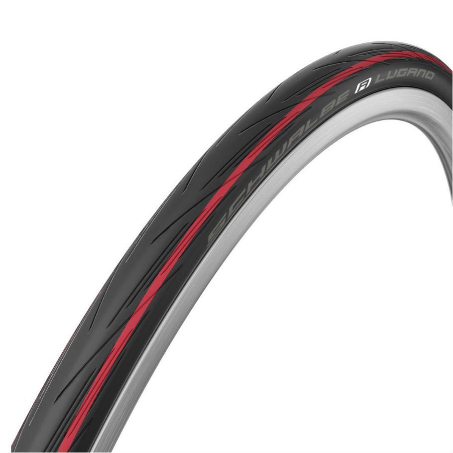 Schwalbe btb 700×25 Lugano kevl rd/zw V Rood