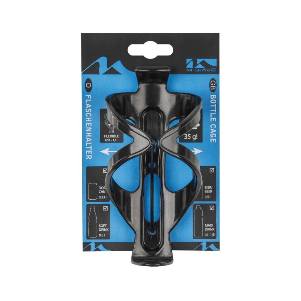 M-wave BIDONHOUDER BC 32FLEX UNIVERSEEL Zwart