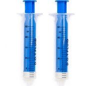 Elvedes ontluchtingsspuiten voor D.O.T. (2) Blauw/Transparant