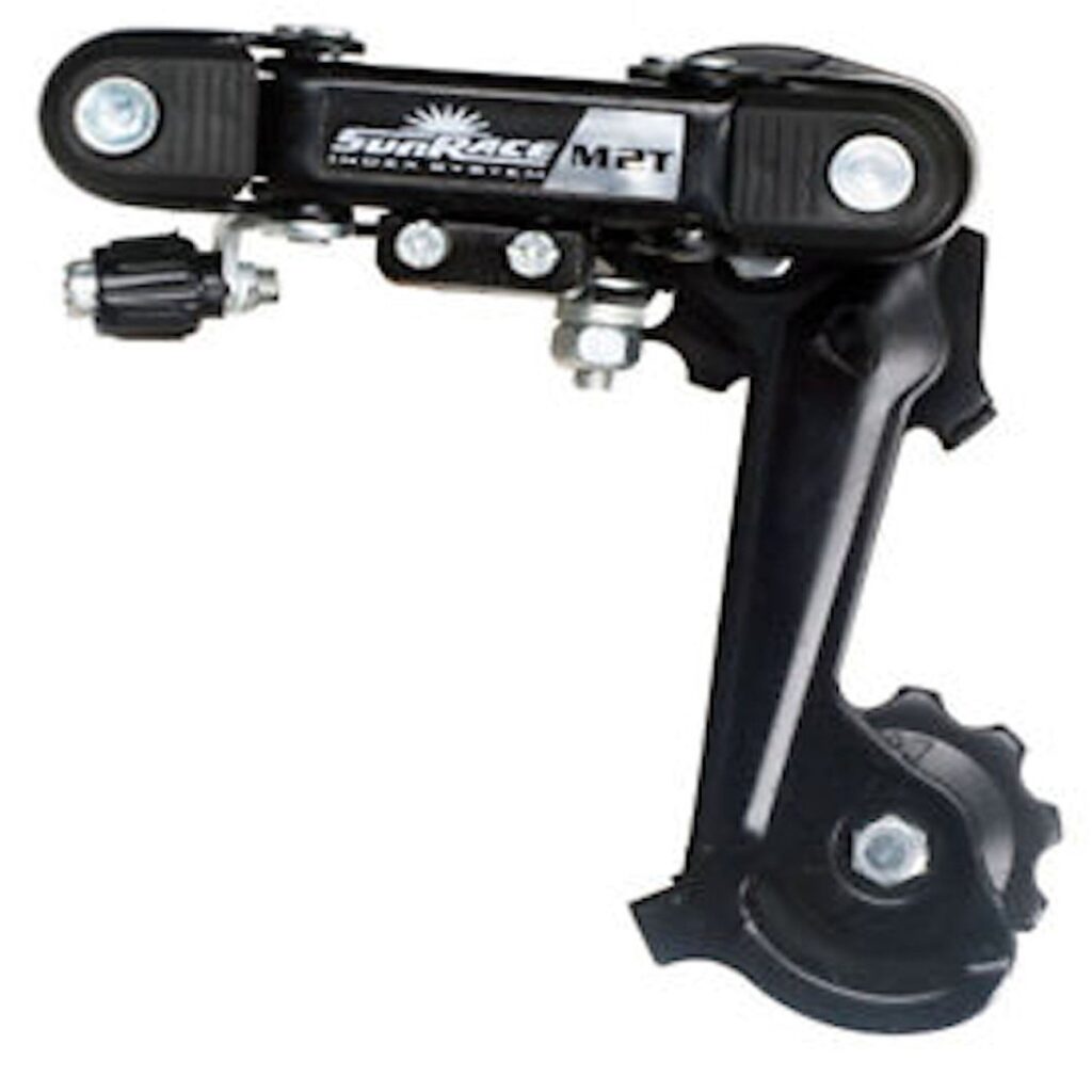 Sunrace achter derailleur ATB zonder haak Rood|Zwart - Afbeelding 2