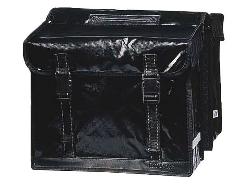 New Looxs fietstas dubbel bisonyl 46,5L Zwart