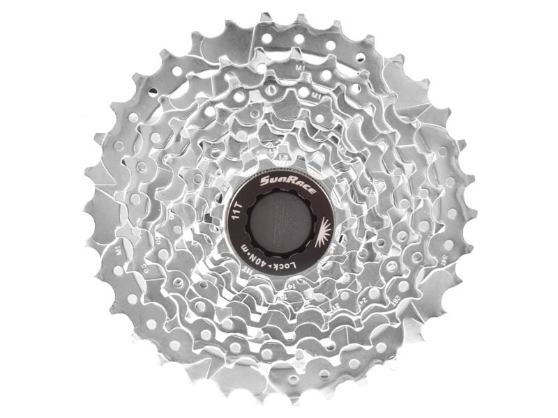 Sunrace cassette 9v 11/34 Zilver