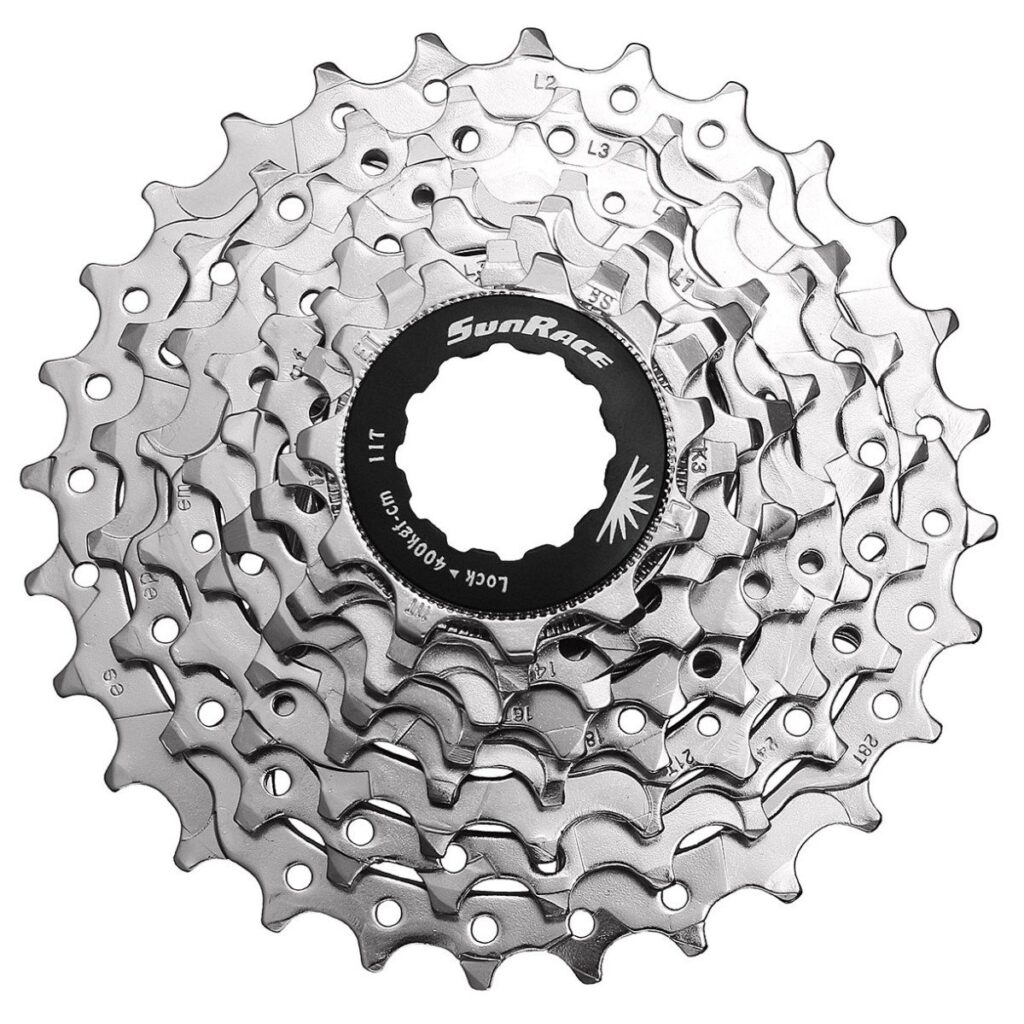 Sunrace cassette 8v 11/23 Zilver