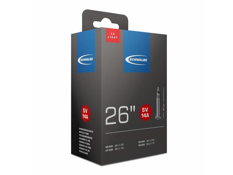 Schwalbe bnb SV14A XX Light 26 x 1.50 – 2.10 fv 40 Zwart