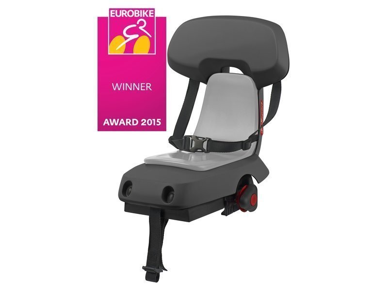 Polisport achterzitje Guppy Junior dark grey / lig Donkergrijs/Lichtgrijs