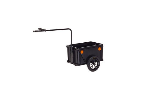 Roland fietskar MiniBoy 60L + kopp Zwart