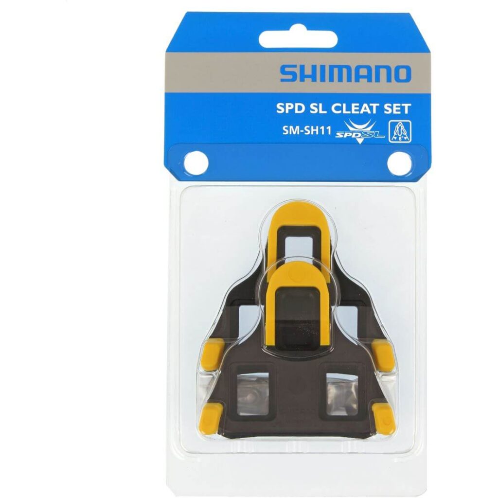 Shimano schoenplaatjes SM-SH11 SPD-SL Geel