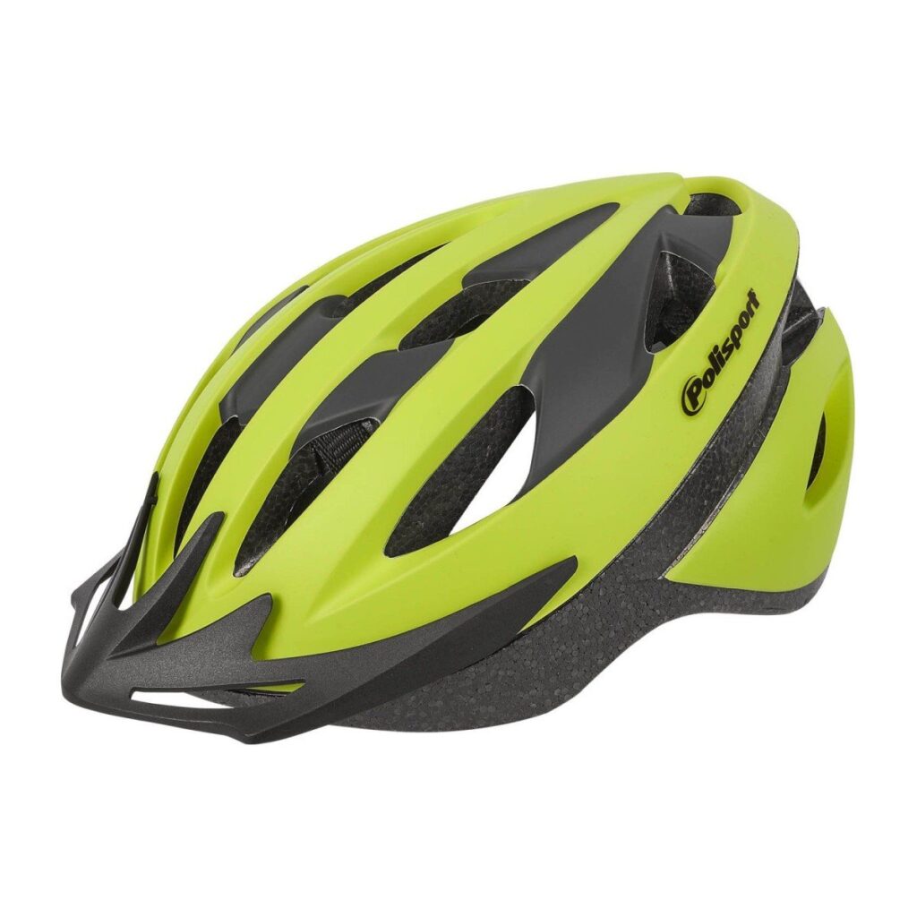Polisport helm Sport ride M fluor Geel|Zwart