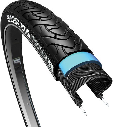 Cst btb Otis 28 x 1.50 zw refl Zwart