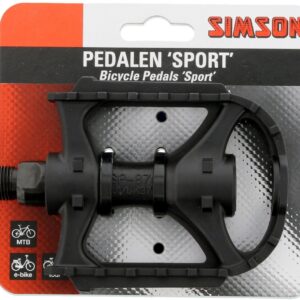 Simson pedalen Sport Zwart