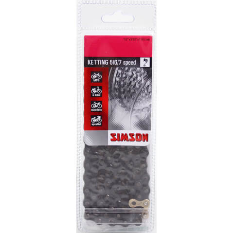 Simson ketting 5/6/7v Black