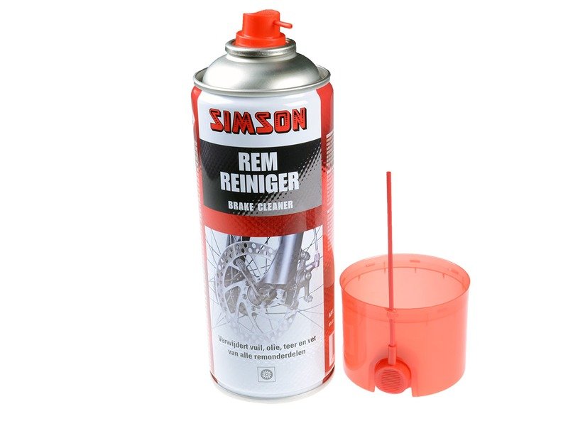Simson remreiniger spray 400ml Rood