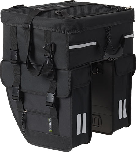 Basil dubb tas Tour Travel zw Zwart