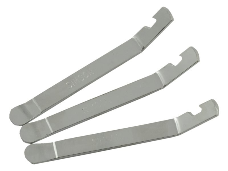 Simson bandafnemers metaal (3) Zilver