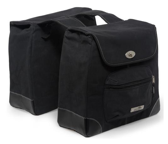 New Looxs NL dubb tas 290 Alba canv Zwart