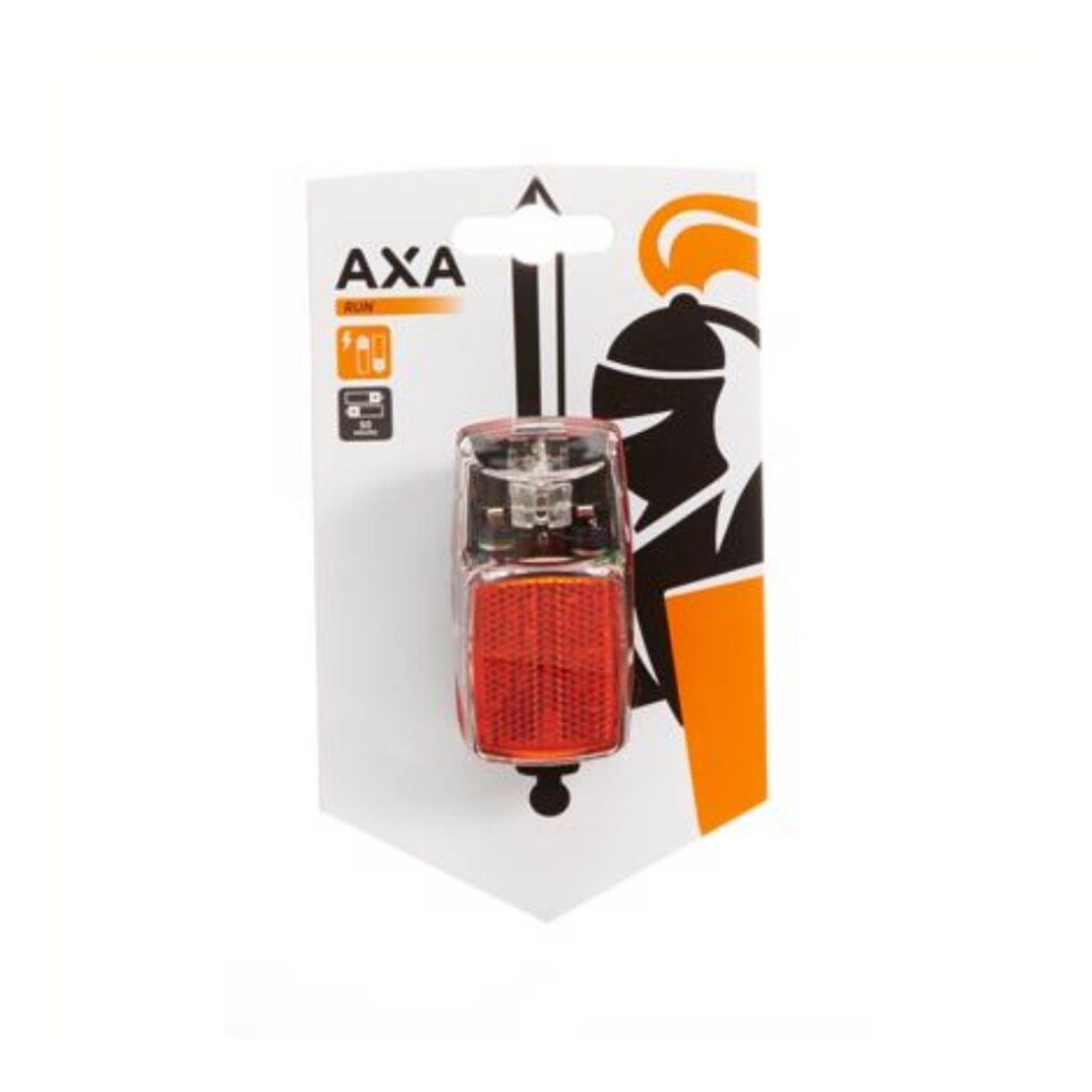 Axa achterlicht Run batterij spatbord Zwart