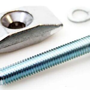 Esge standaard bovenplaat+bout Zilver