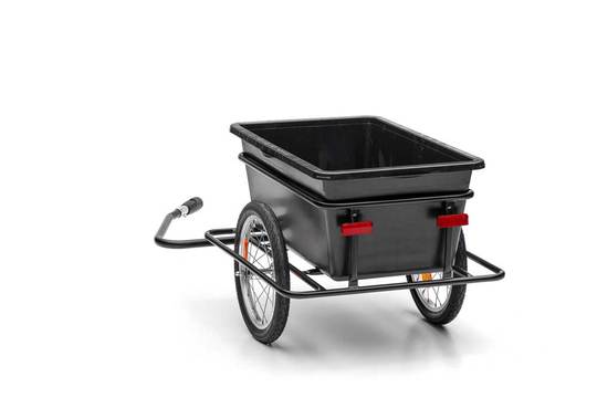 Roland fietskar BigBoy 90L + weber koppeling Zwart