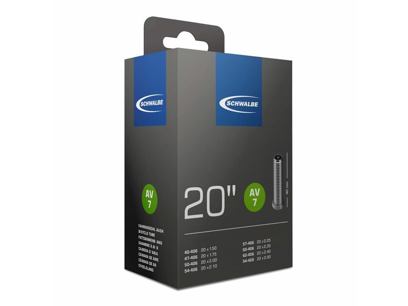 Schwalbe bnb AV7 20 x 1.50 – 2.40 av 40mm Zilver
