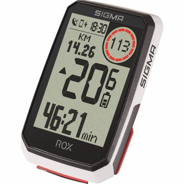 Sigma fietscomputer ROX 4.0 GPS White Wit