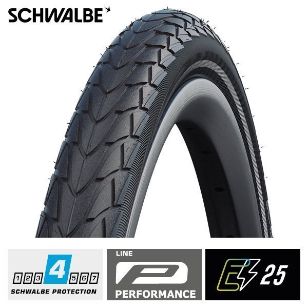 Schwalbe btb Marathon Racer R-Guard 28 x 1.50 zw r BLACK