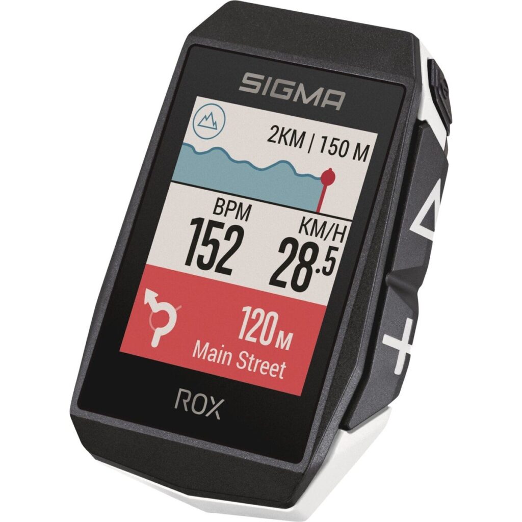 Sigma fietscomputer ROX 11.1 EVO GPS White Wit