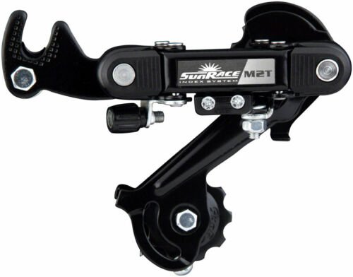 Sunrace achter derailleur ATB met haak Zwart
