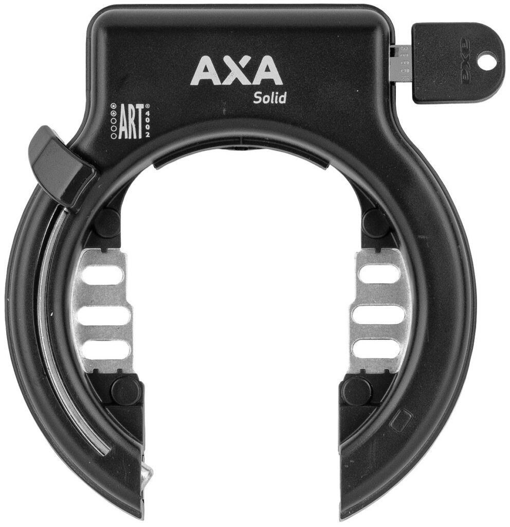Axa ringslot Solid XL Zwart
