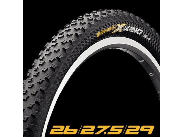 Continental Conti btb 27.5×2.20 X-King zw V Zwart