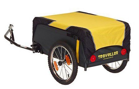 Roland fietskar Traveller + kopp Geel|Zwart
