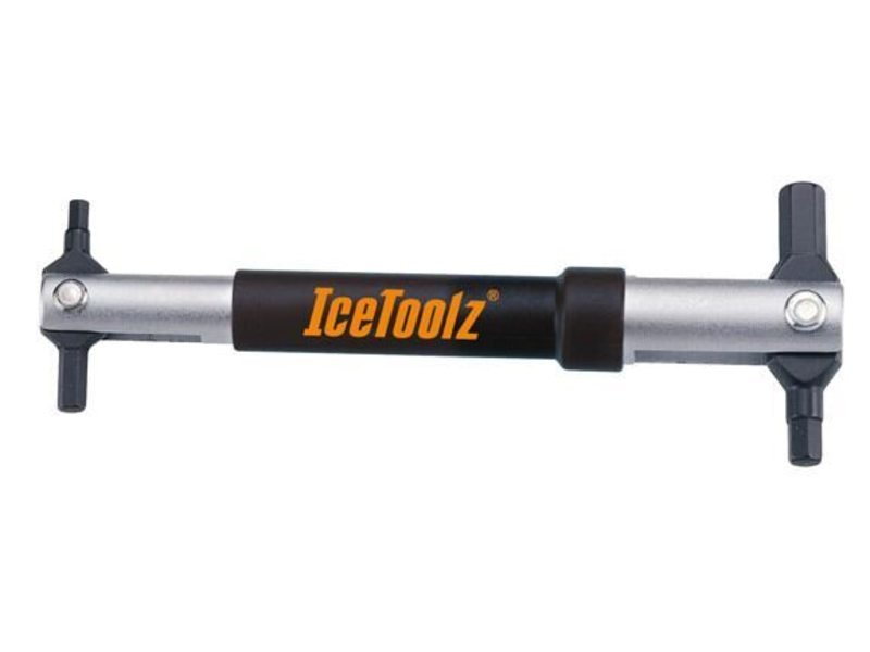 Icetoolz inbussleutel set 4/5/6/8mm Zwart