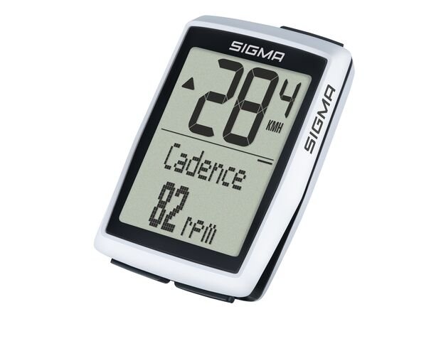 Sigma fietscomputer BC 12.0 WR Wit|Zwart