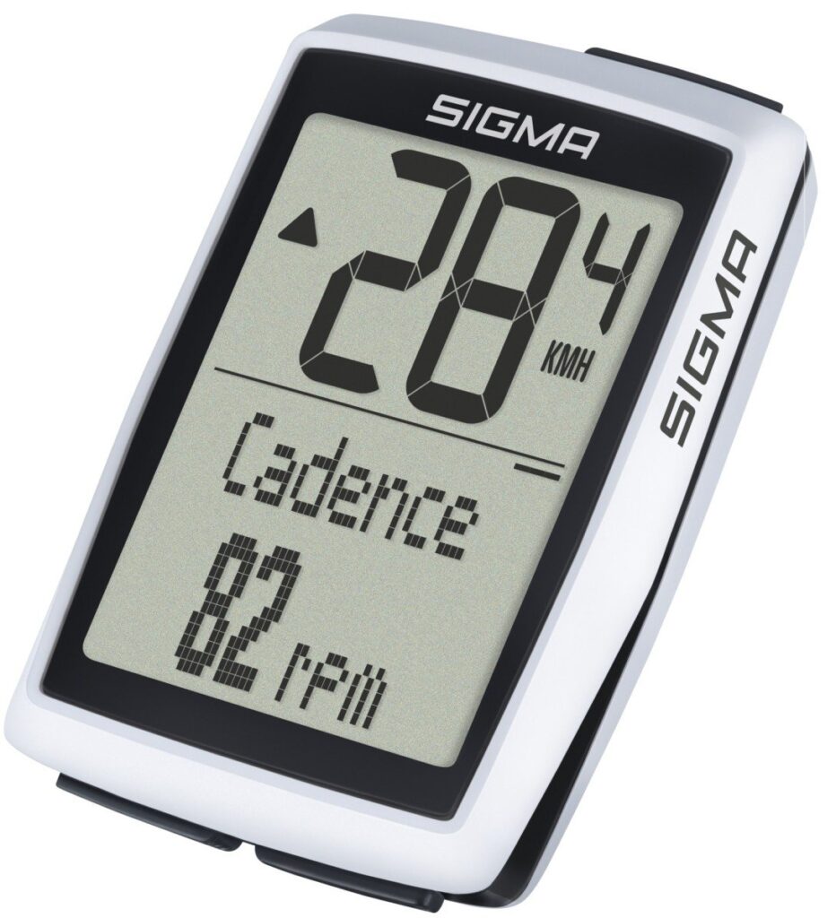 Sigma fietscomputer BC 12.0 WL STS Wit|Zwart