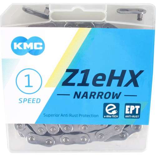 Kmc ketting Z1eHX 3/32 narrow EPT 128s Zilver
