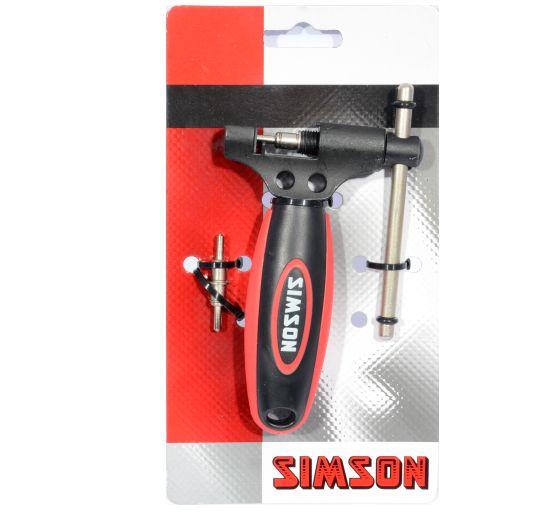 Simson kettingpons de luxe Zwart