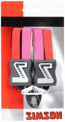 Simson snelbinder kort Rood/Roze