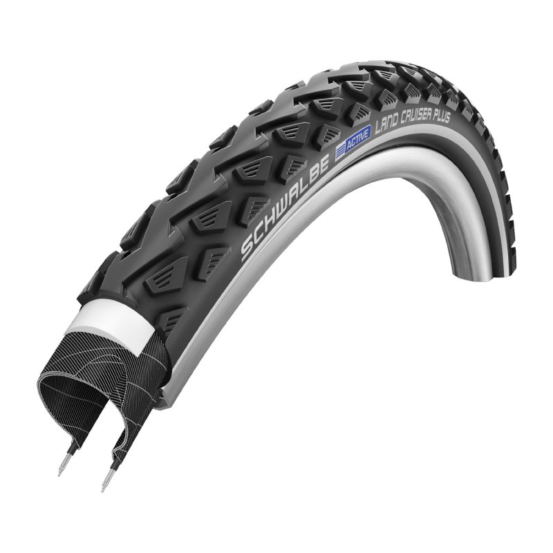 Schwalbe btb Land Cruiser K-Guard 28 x 1.60 zw Zwart