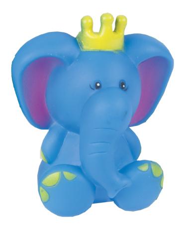 Pex toeter olifant Blauw/geel