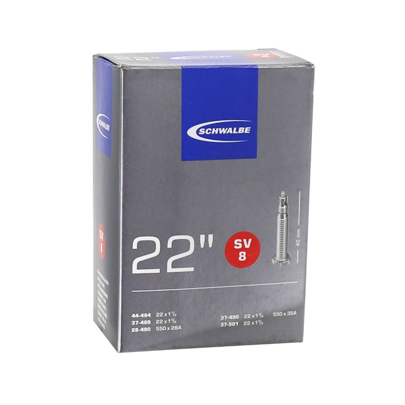 Schwalbe bnb SV8 22 x 1 3/8 – 1 1/2 fv 40mm Zwart