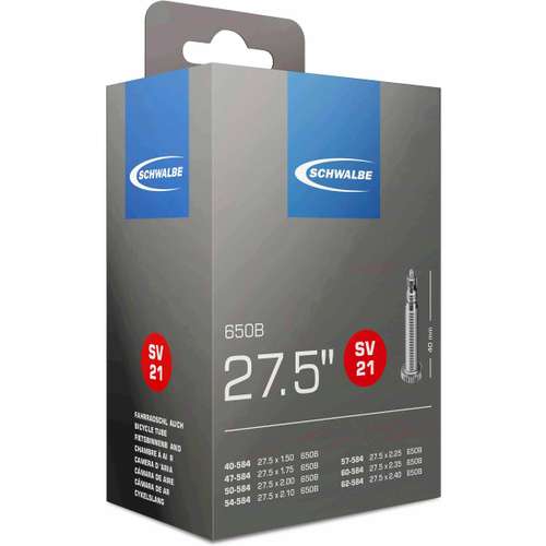 Schwalbe bnb SV21 27.5 x 1.50 – 2.40 fv 40mm BLACK