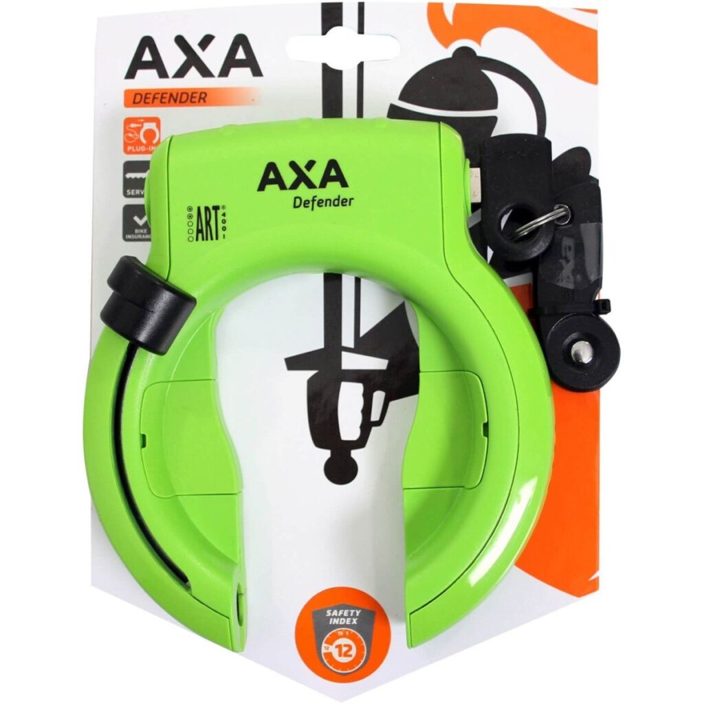 Axa ringslot Defender Groen