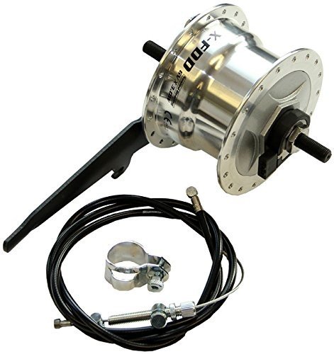 Sturmey Archer SA dynamonaaf 6v 3,0w vaste as trommel Zilver