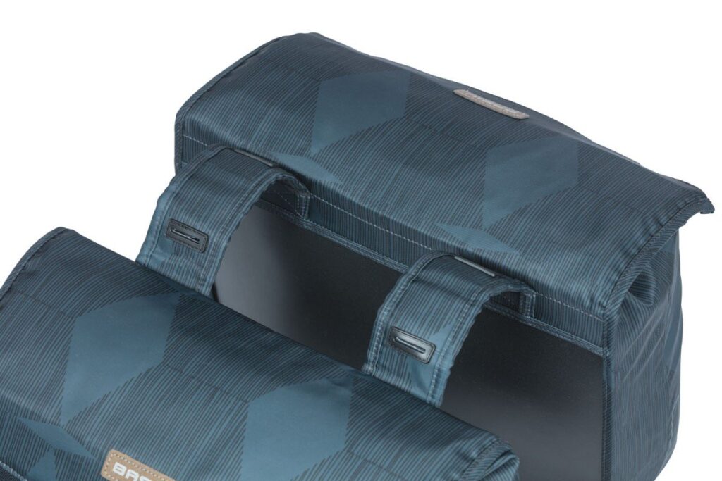 Basil fietstas dubbel Elegance 40-49L Estate Blue
