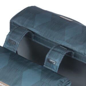 Basil fietstas dubbel Elegance 40-49L Estate Blue